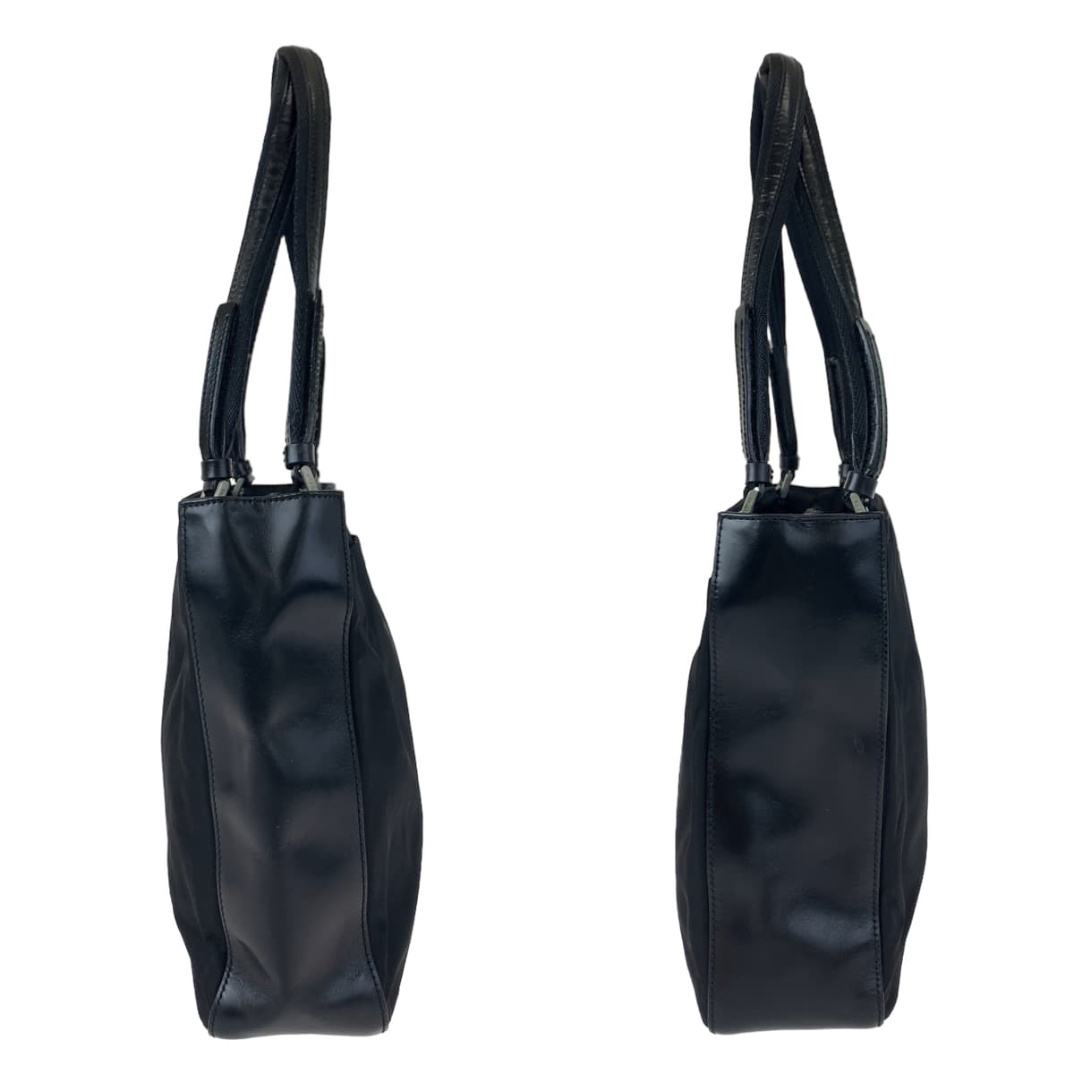 H-00445
PRADA プラダ テスート ブラック 黒 ナイロン トートバッグ ハンドバッグ  レディース