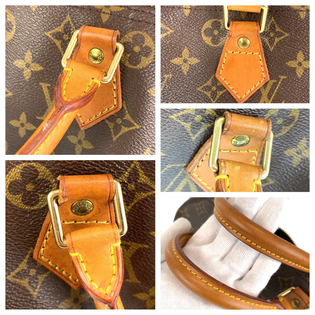 H-00447
LOUIS VUITTON ルイヴィトン モノグラム スピーディー30 ブラウン 茶 PVC M41526 ハンドバッグ ミニボストンバッグ  レディース
