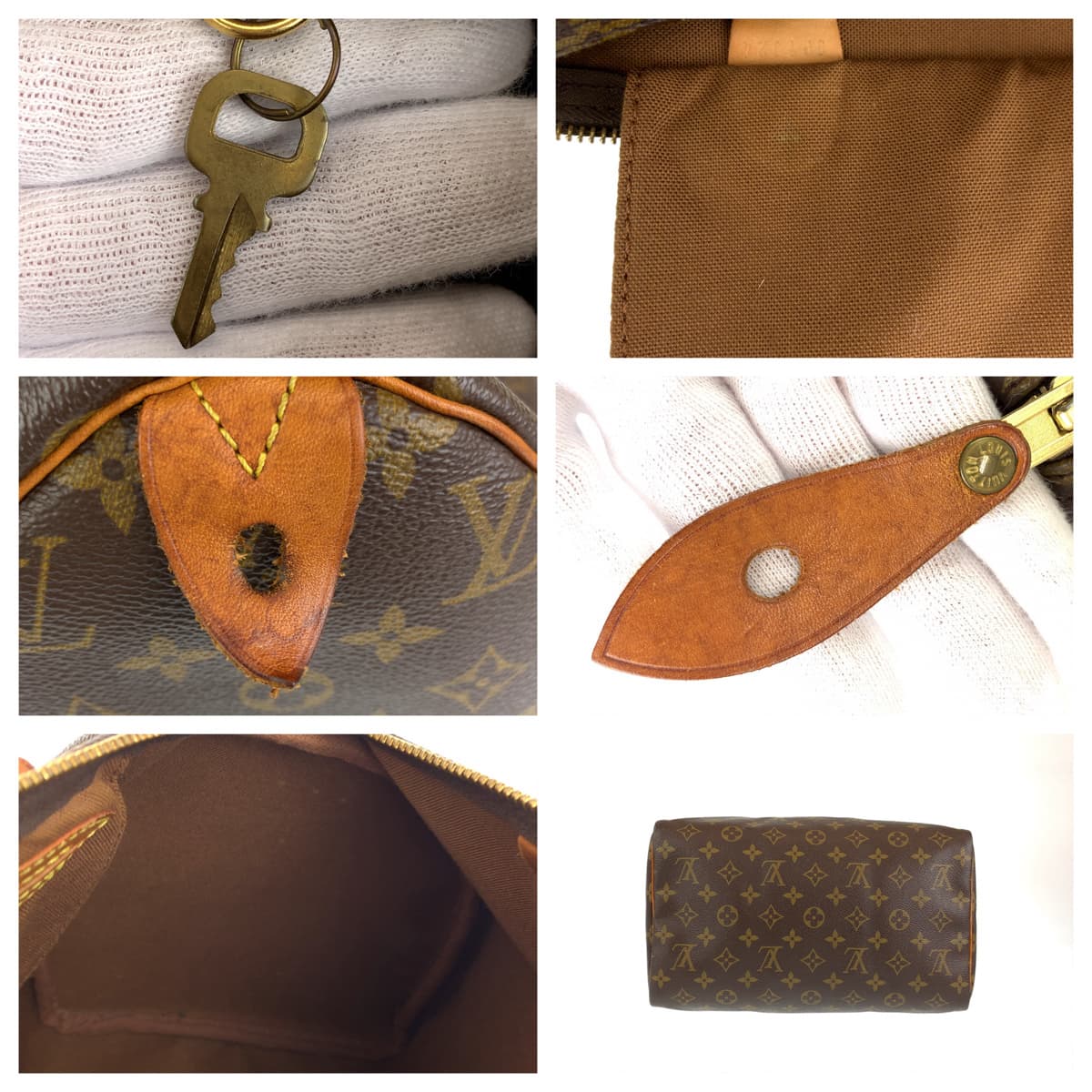 H-00447
LOUIS VUITTON ルイヴィトン モノグラム スピーディー30 ブラウン 茶 PVC M41526 ハンドバッグ ミニボストンバッグ  レディース
