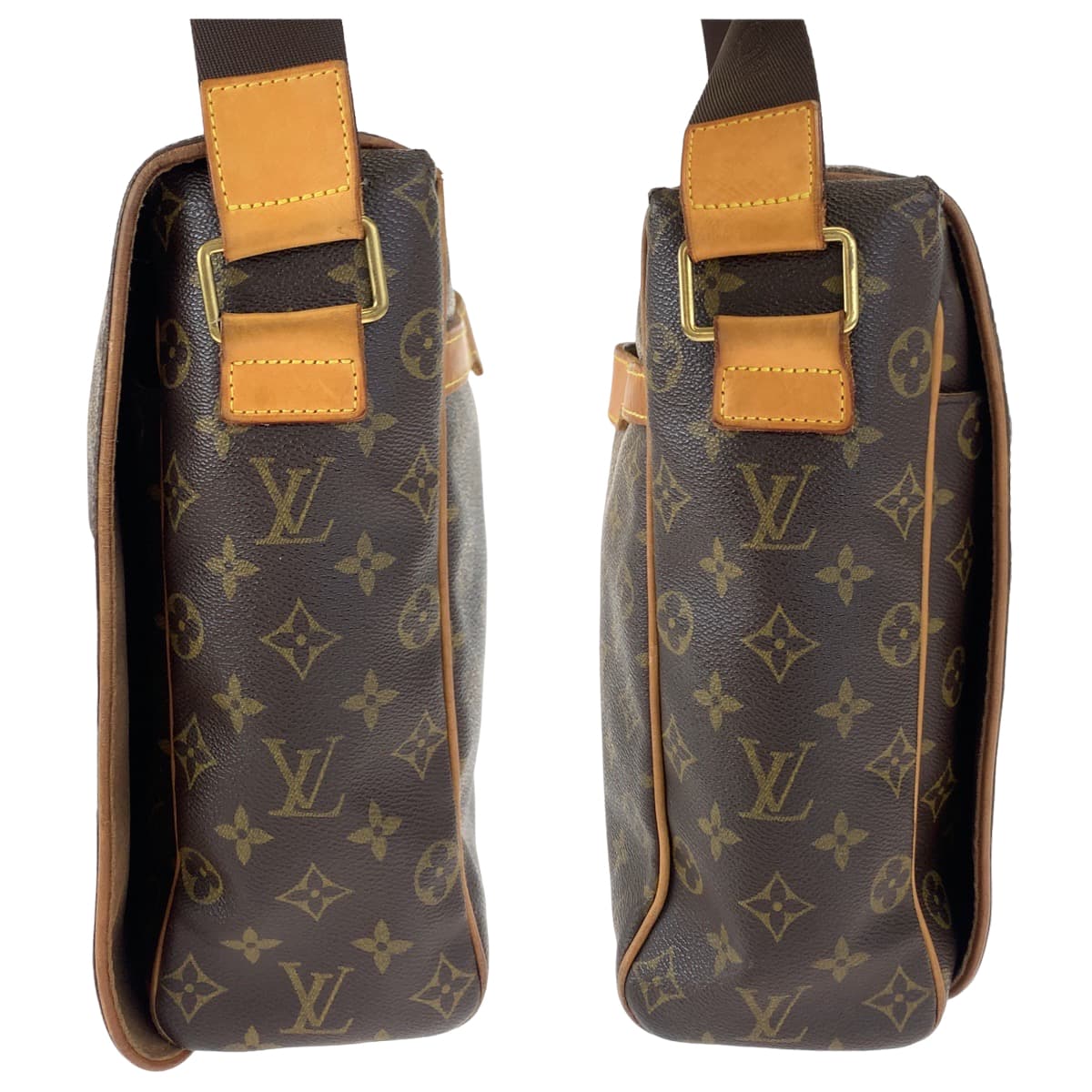 10312
LOUIS VUITTON ルイヴィトン モノグラム アベス ブラウン PVC M45257 ショルダーバッグ 斜め掛け メッセンジャーバッグ  メンズ