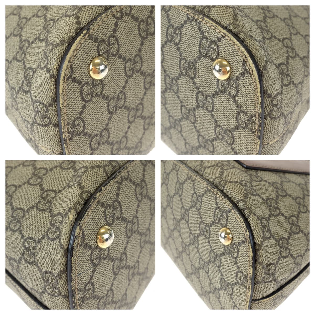 H-00451
GUCCI グッチ ブラウン 茶 GGスプリームキャンバス 414930 ショルダーバッグ 2way  レディース