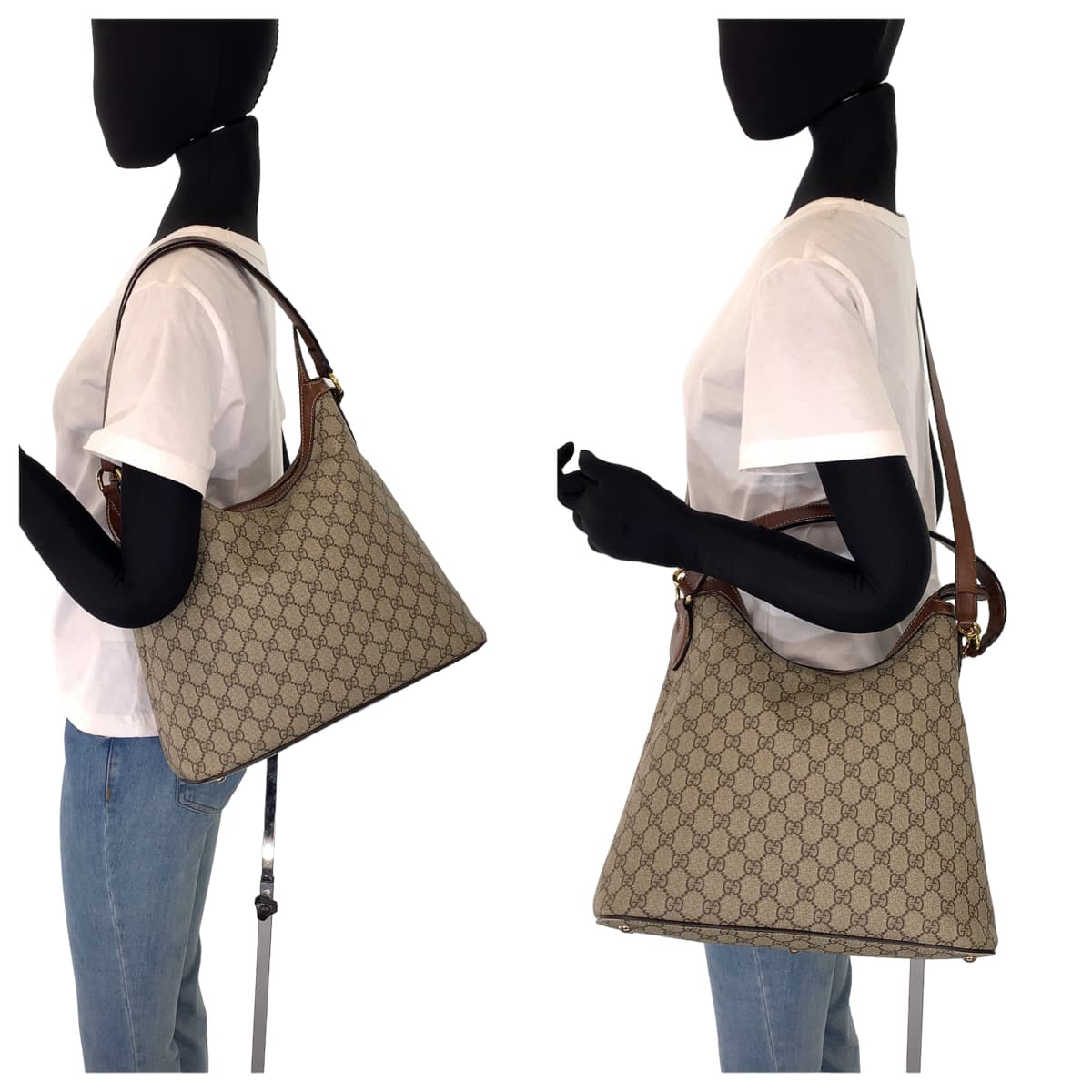 H-00451
GUCCI グッチ ブラウン 茶 GGスプリームキャンバス 414930 ショルダーバッグ 2way  レディース