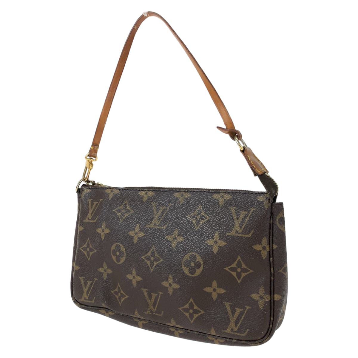 H-00452
LOUIS VUITTON ルイヴィトン モノグラム ポシェット アクセソワール ブラウン 茶 PVC M51980 ハンドバッグ アクセサリーポーチ アクセポ  レディース