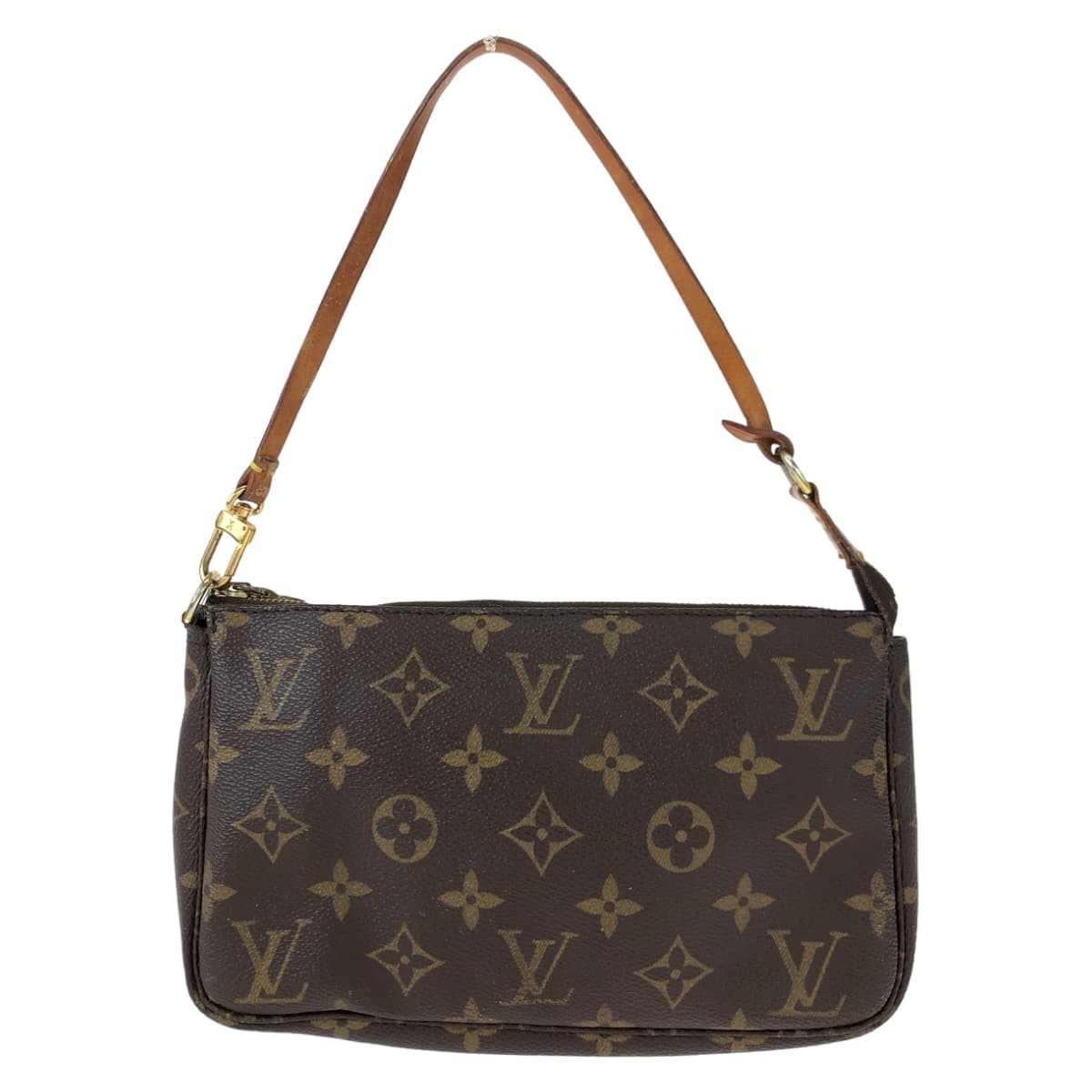 H-00452
LOUIS VUITTON ルイヴィトン モノグラム ポシェット アクセソワール ブラウン 茶 PVC M51980 ハンドバッグ アクセサリーポーチ アクセポ  レディース