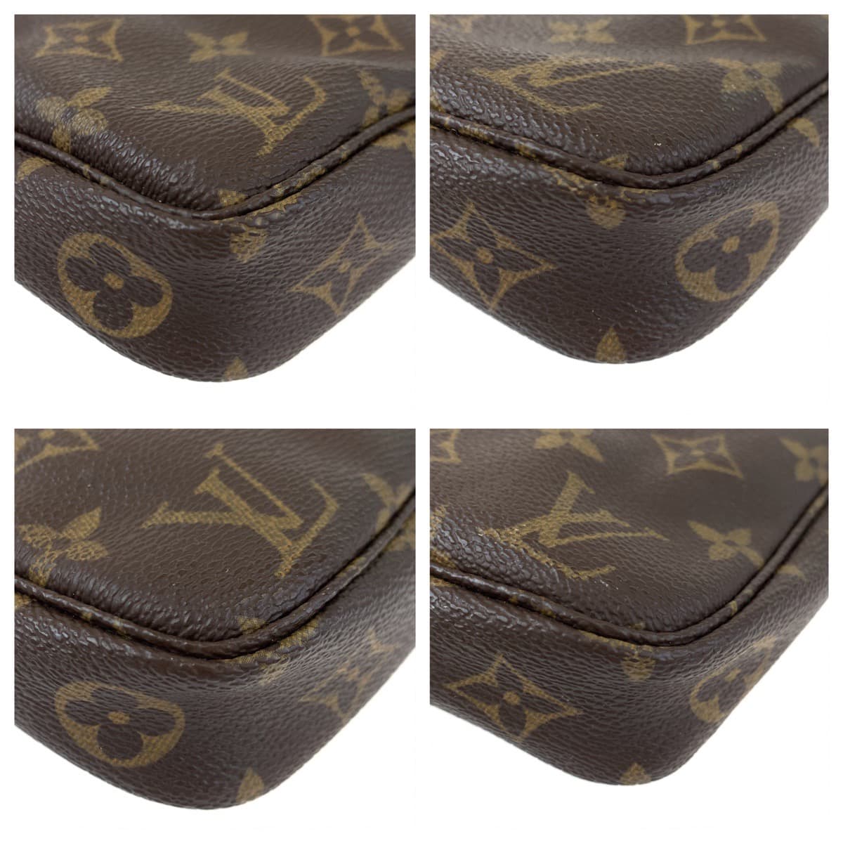 H-00452
LOUIS VUITTON ルイヴィトン モノグラム ポシェット アクセソワール ブラウン 茶 PVC M51980 ハンドバッグ アクセサリーポーチ アクセポ  レディース