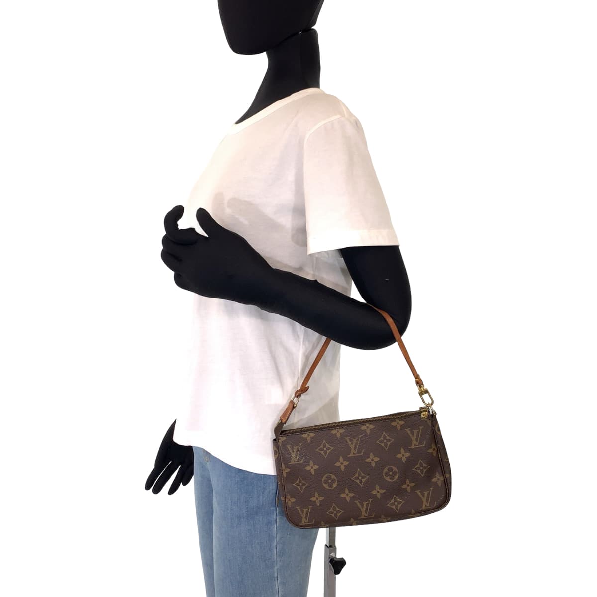 H-00452
LOUIS VUITTON ルイヴィトン モノグラム ポシェット アクセソワール ブラウン 茶 PVC M51980 ハンドバッグ アクセサリーポーチ アクセポ  レディース