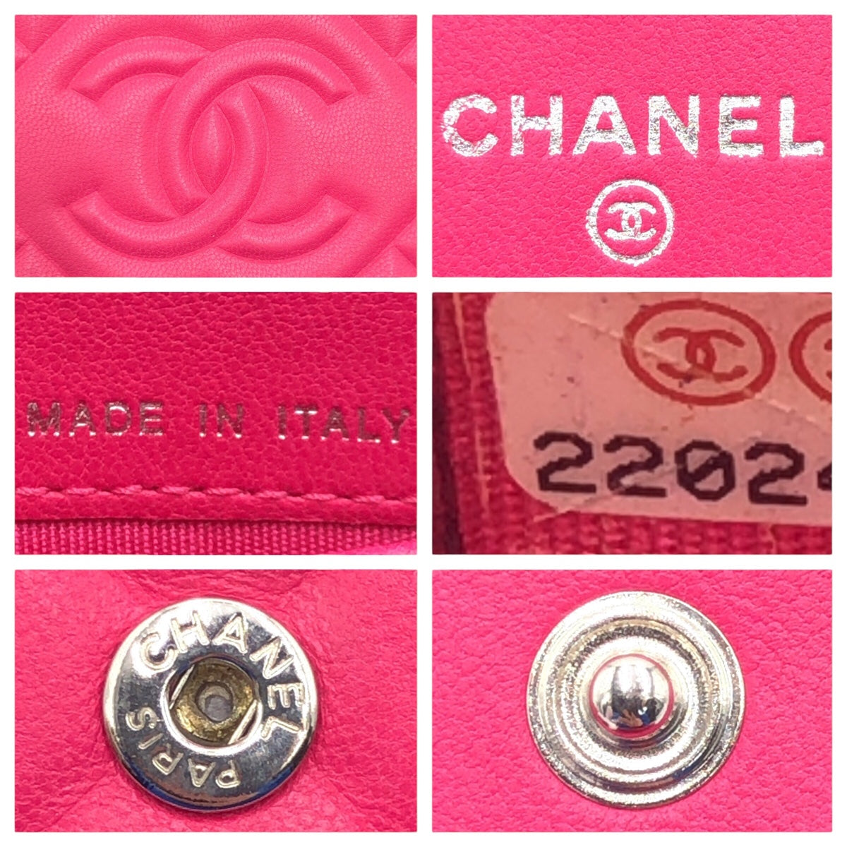 10321
CHANEL シャネル マトラッセ ココマーク ピンク シルバー金具 ラムスキン 長財布 札入れ  レディース