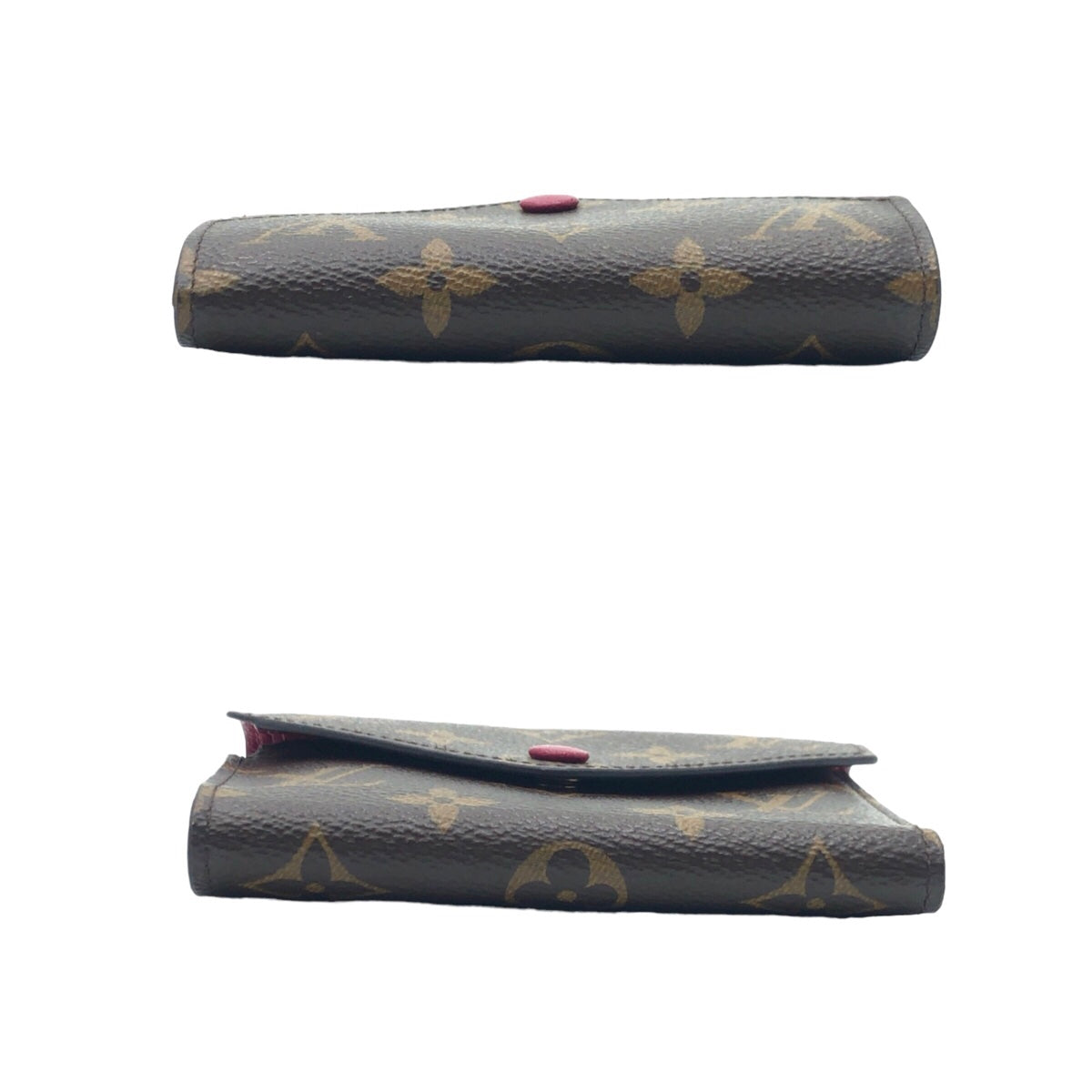 10324
LOUIS VUITTON ルイヴィトン モノグラム ポルトフォイユ ヴィクトリーヌ ブラウン フューシャ PVC M41938 折財布 コンパクトウォレット  レディース