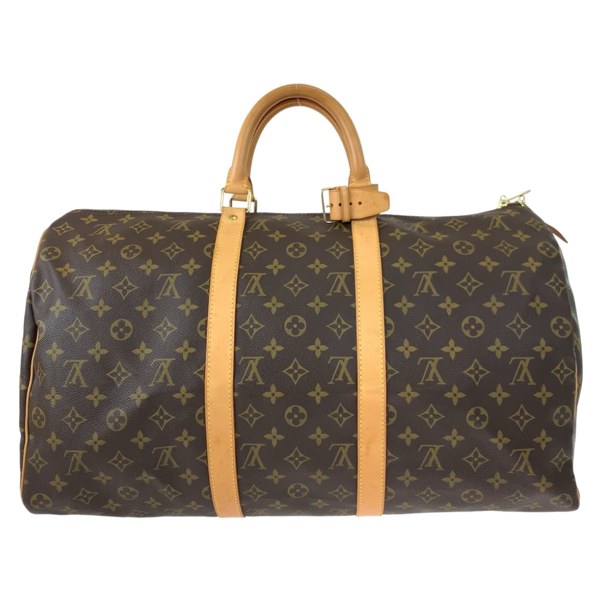 H-00473
LOUIS VUITTON ルイヴィトン モノグラム キーポル50 ブラウン 茶 PVC M41426 ボストンバッグ 旅行バッグ 男女兼用  メンズ