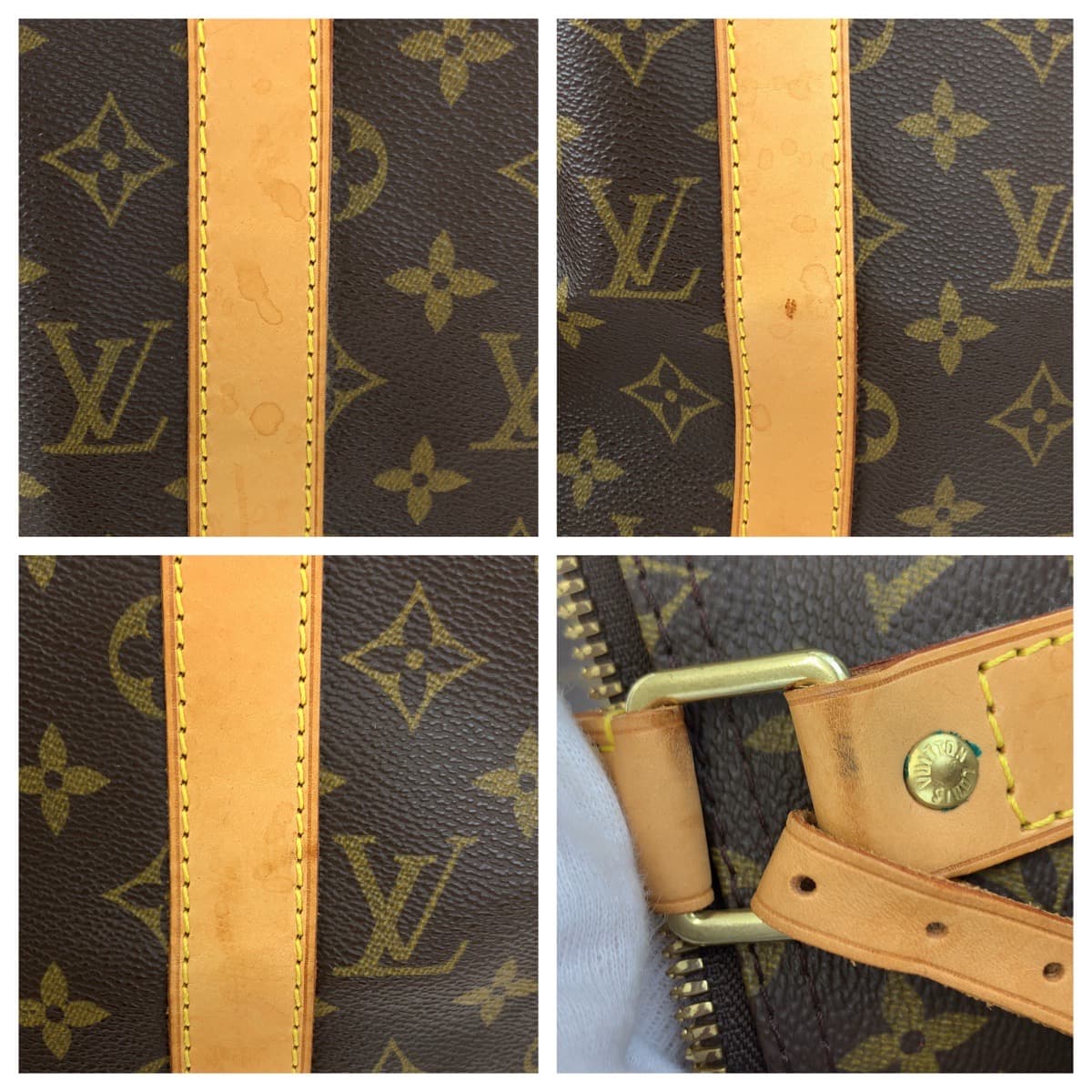 H-00473
LOUIS VUITTON ルイヴィトン モノグラム キーポル50 ブラウン 茶 PVC M41426 ボストンバッグ 旅行バッグ 男女兼用  メンズ