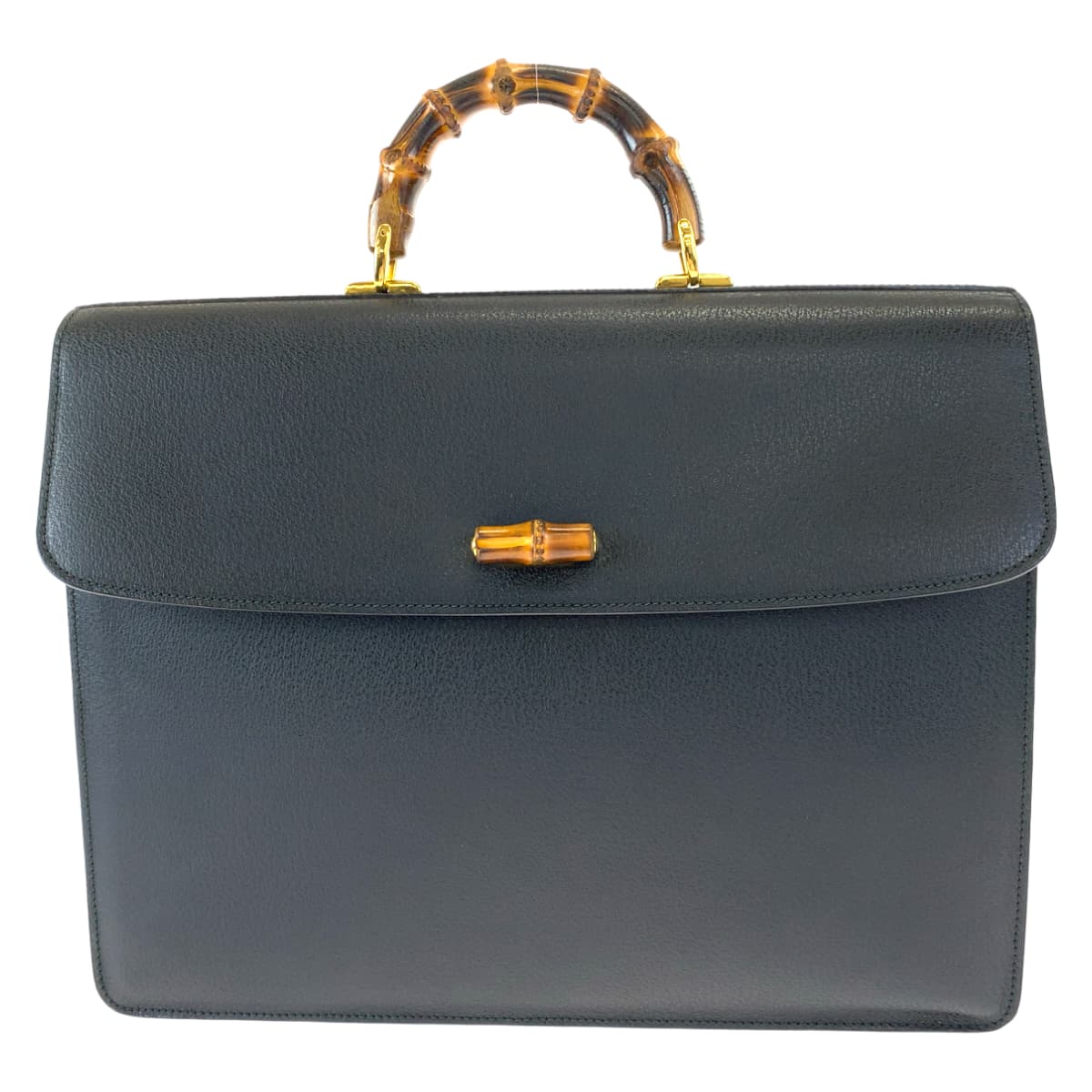 H-00477
GUCCI グッチ バンブー ブラック 黒 レザー 015 904 3304 ビジネスバッグ ブリーフケース  メンズ
