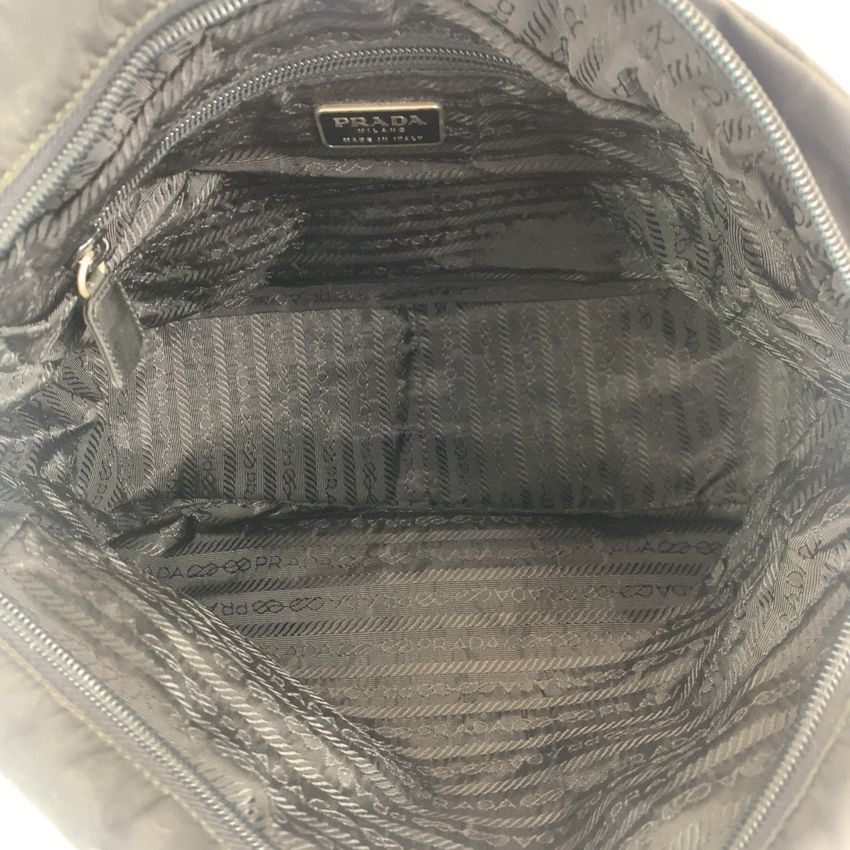 H-00478
PRADA プラダ テスート ブラック 黒 ナイロン ハンドバッグ トートバッグ  レディース