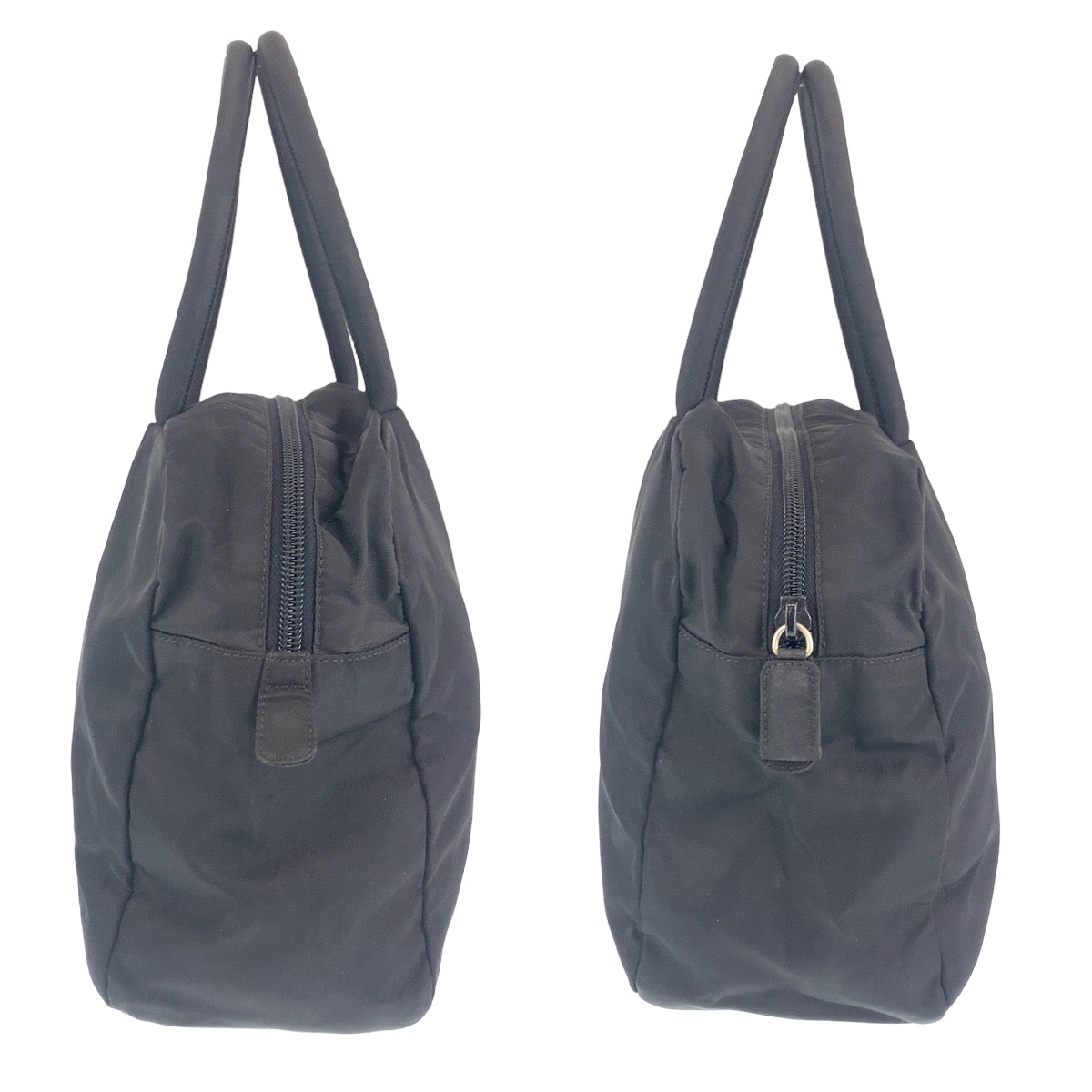 H-00478
PRADA プラダ テスート ブラック 黒 ナイロン ハンドバッグ トートバッグ  レディース