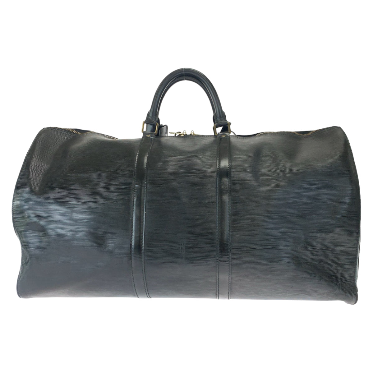 LOUIS VUITTON ルイヴィトン エピ キーポル60 ブラック 黒 ゴールド金具 エピレザー M42942 ボストンバッグ 旅行バッグ  メンズ