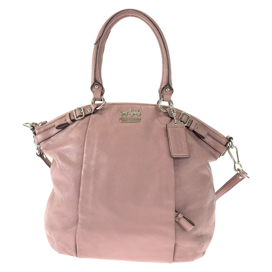 12590
COACH コーチ マディソン ピンク レザー 18641 トートバッグ ショルダーバッグ ハンドバッグ 2way 斜め掛け可能  レディース