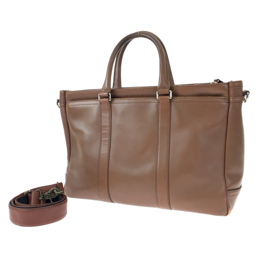 10341
COACH コーチ レキシントン ブラウン レザー F70916 ビジネスバッグ ブリーフケース 書類かばん  メンズ