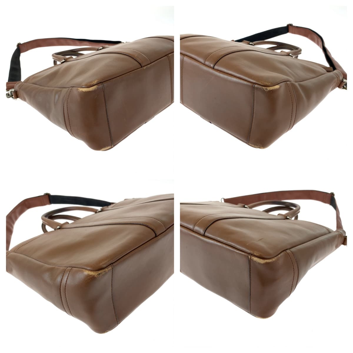 10341
COACH コーチ レキシントン ブラウン レザー F70916 ビジネスバッグ ブリーフケース 書類かばん  メンズ