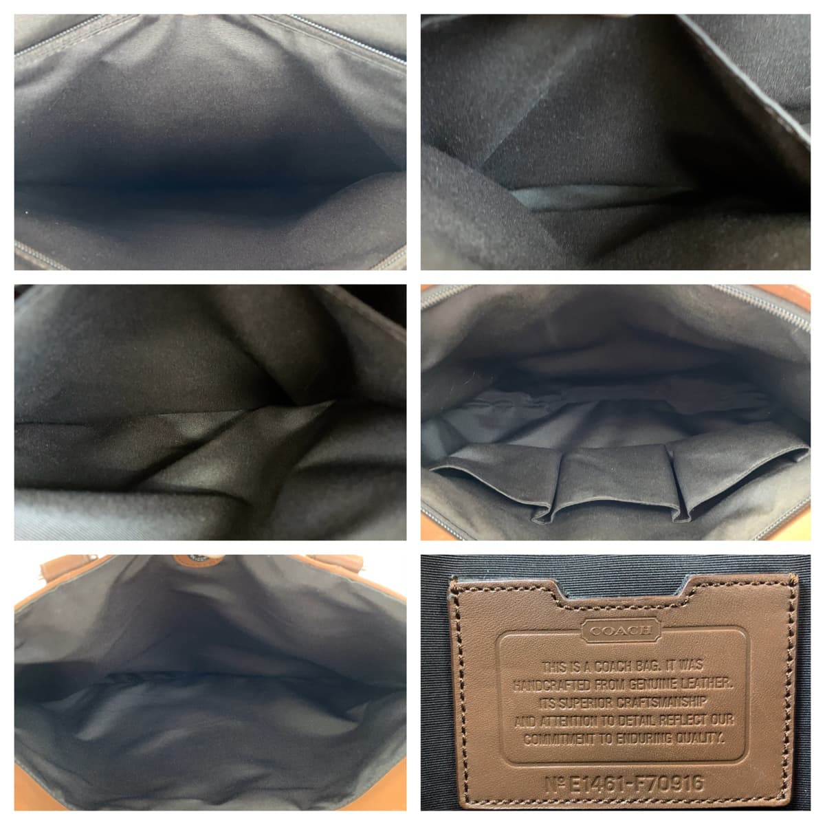 10341
COACH コーチ レキシントン ブラウン レザー F70916 ビジネスバッグ ブリーフケース 書類かばん  メンズ