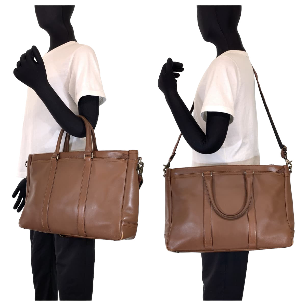 10341
COACH コーチ レキシントン ブラウン レザー F70916 ビジネスバッグ ブリーフケース 書類かばん  メンズ