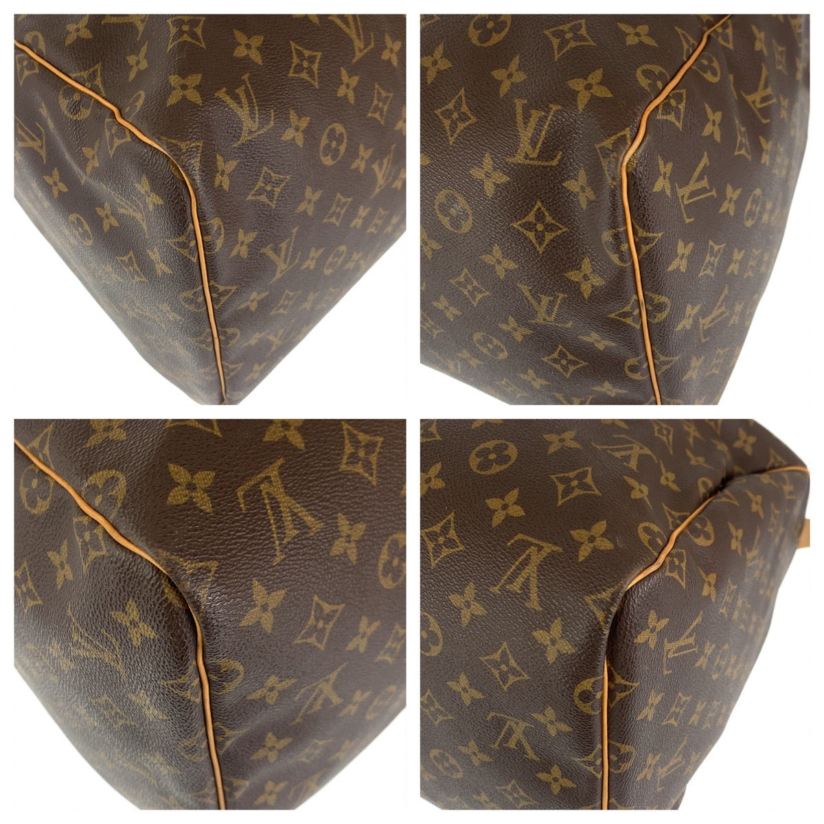 H-00479
LOUIS VUITTON ルイヴィトン モノグラム キーポル55 ブラウン 茶 PVC M41424 ボストンバッグ 旅行バッグ  メンズ