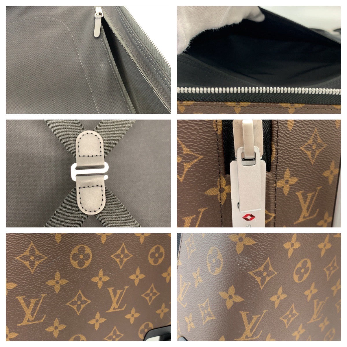H-00485
LOUIS VUITTON ルイヴィトン モノグラム ホライゾン50 ブラウン 茶 PVC スーツケース キャリーバッグ  メンズ