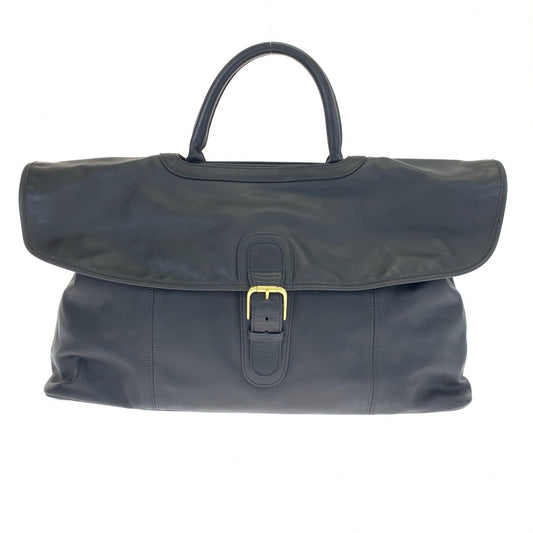 COACH コーチ ブラック 黒 レザー 0522 ショルダーバッグ ボストンバッグ 2way  メンズ