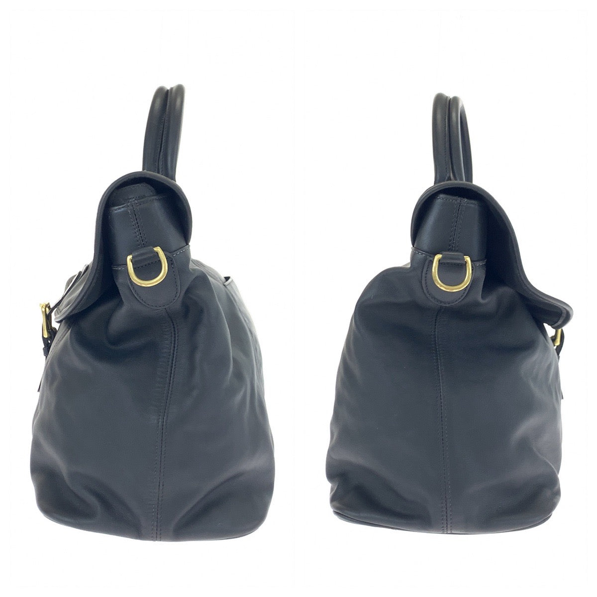 COACH コーチ ブラック 黒 レザー 0522 ショルダーバッグ ボストンバッグ 2way  メンズ