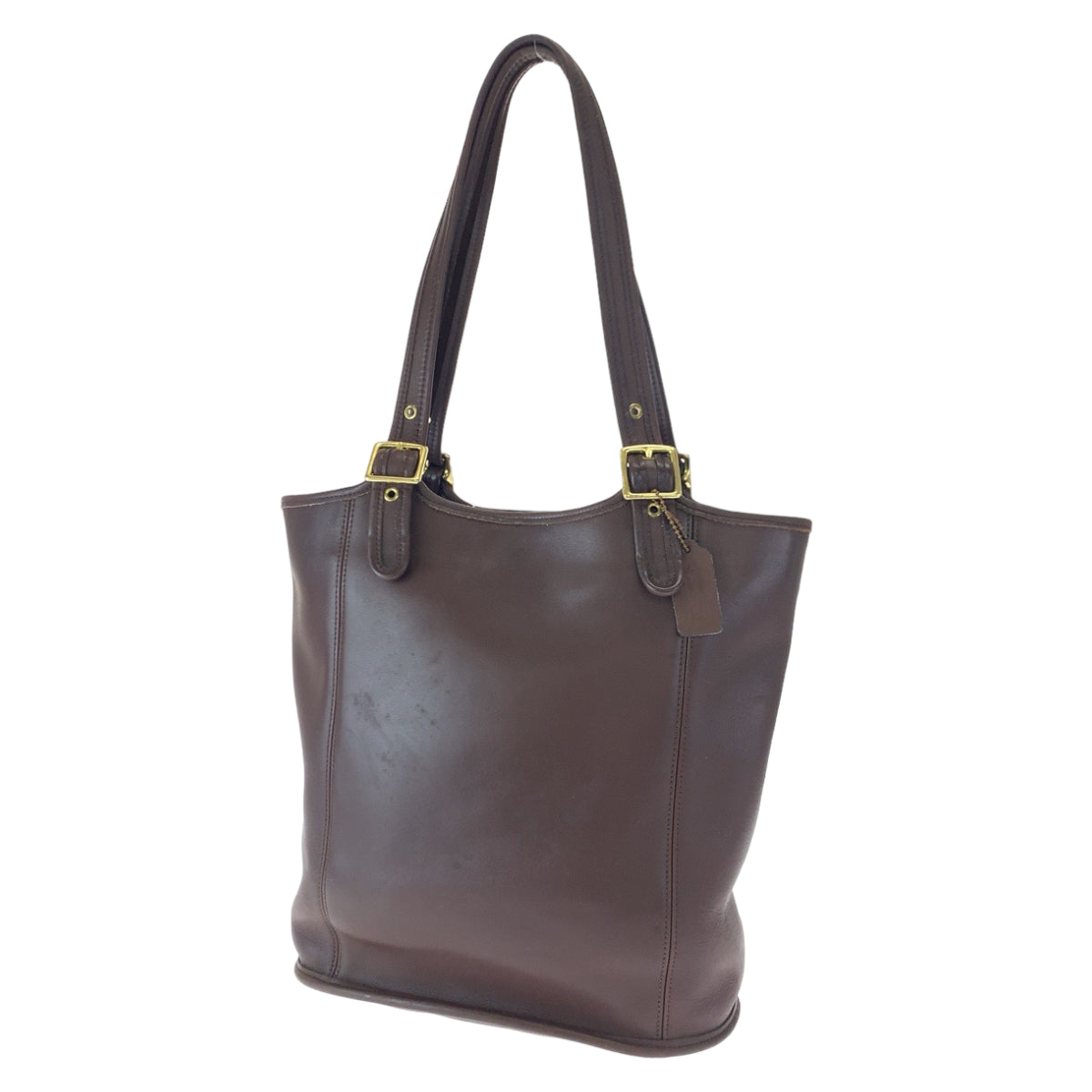 COACH コーチ ヴィンテージ オールドコーチ ブラウン 茶 ゴールド金具 レザー 9090 トートバッグ ハンドバッグ  レディース