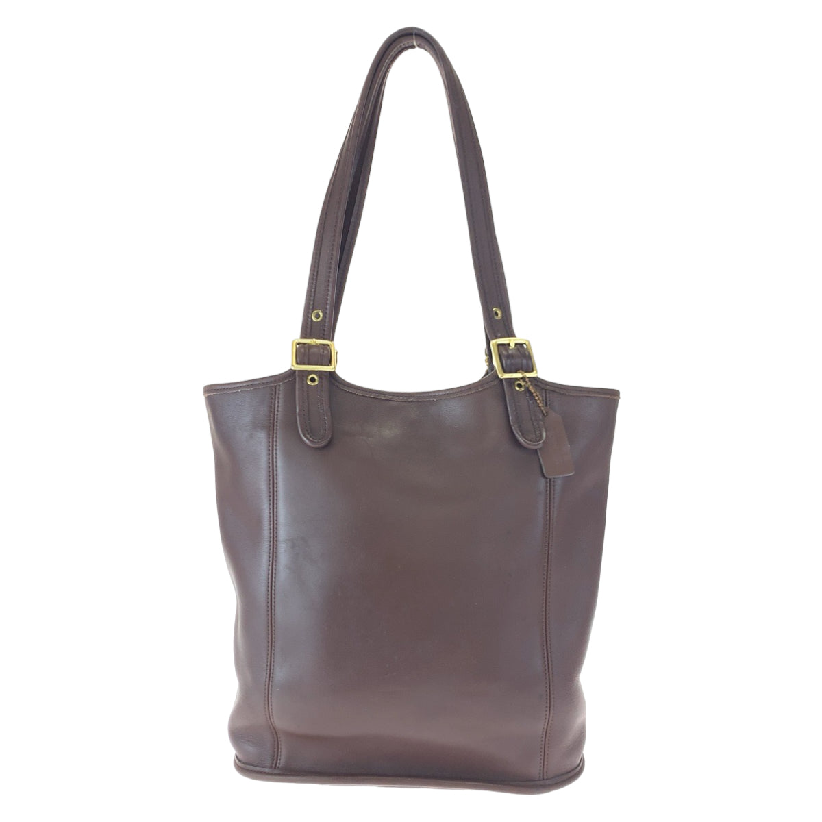 COACH コーチ ヴィンテージ オールドコーチ ブラウン 茶 ゴールド金具 レザー 9090 トートバッグ ハンドバッグ  レディース