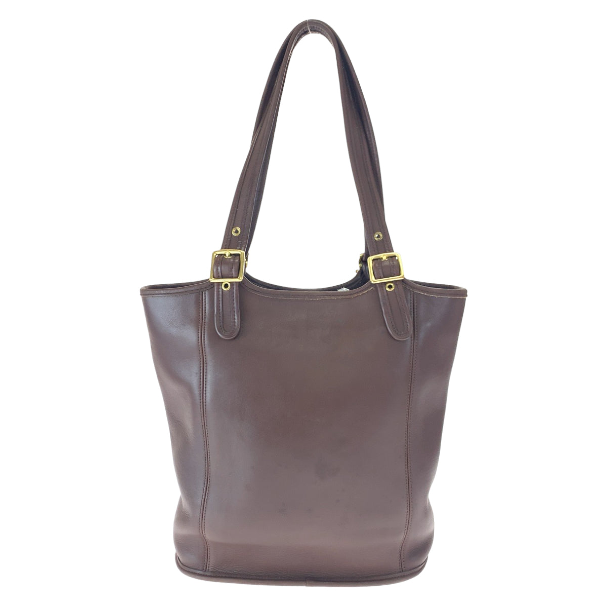 COACH コーチ ヴィンテージ オールドコーチ ブラウン 茶 ゴールド金具 レザー 9090 トートバッグ ハンドバッグ  レディース