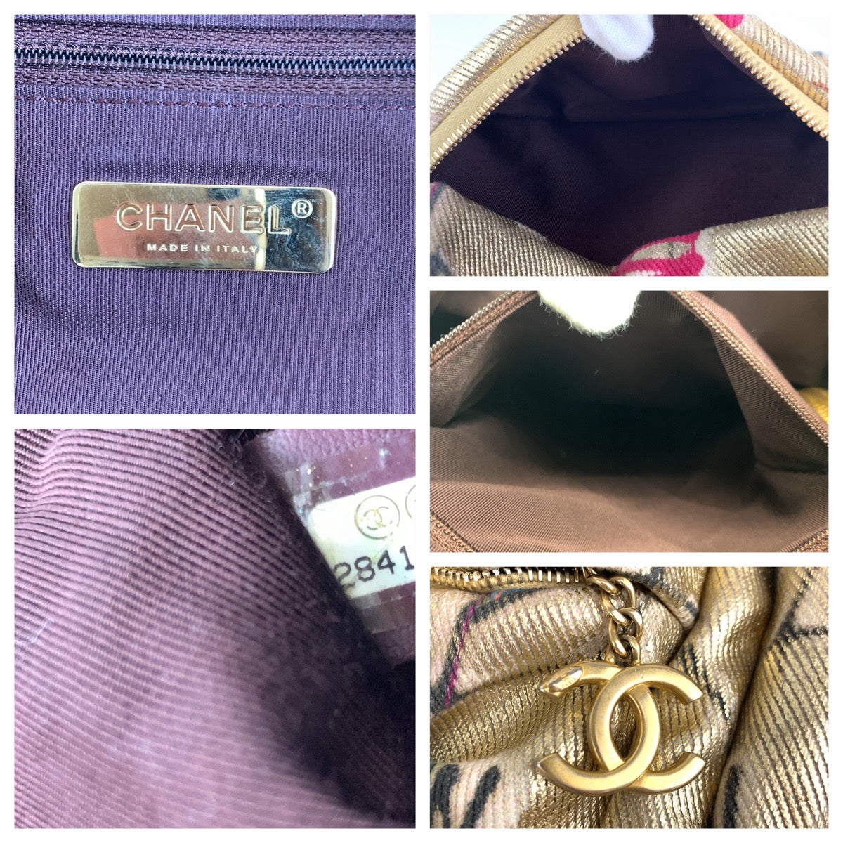 H-00490
CHANEL シャネル グラフィティ ココマーク ゴールド マルチカラー キャンバス AS0867 リュックサック バックパック  レディース