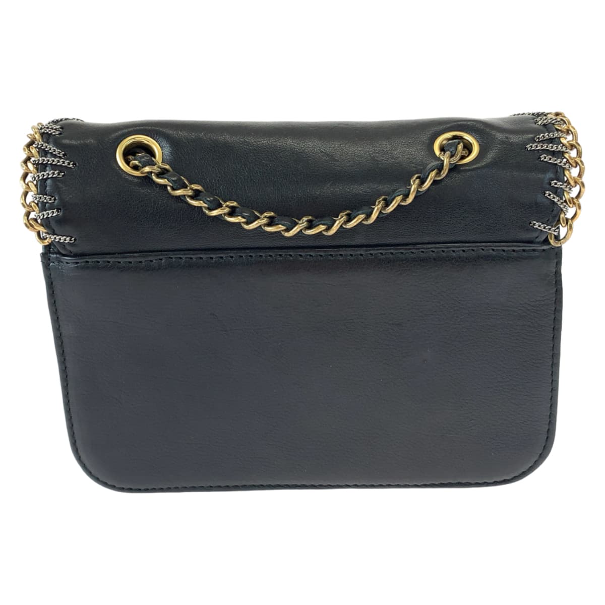 H-00491
CHANEL シャネル ココマーク ビーズ ブラック 黒 ゴールド金具 ラムスキン ショルダーバッグ 斜め掛け  レディース