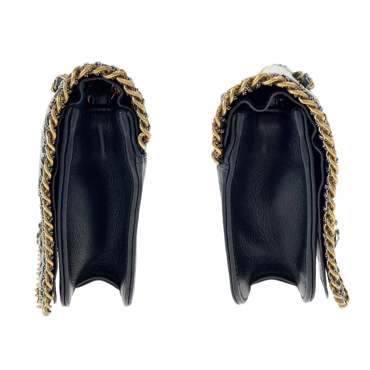 H-00491
CHANEL シャネル ココマーク ビーズ ブラック 黒 ゴールド金具 ラムスキン ショルダーバッグ 斜め掛け  レディース