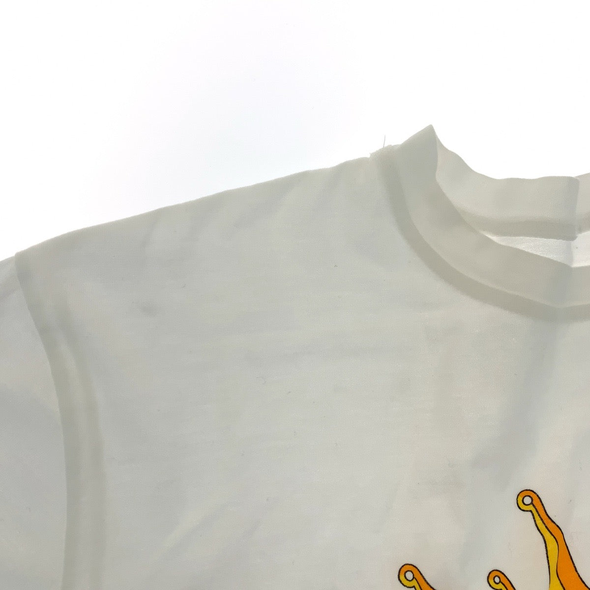 H-00497
HERMES エルメス 太陽 ボーダー サイズM ホワイト 白 コットン 半袖Tシャツ カットソー  レディース