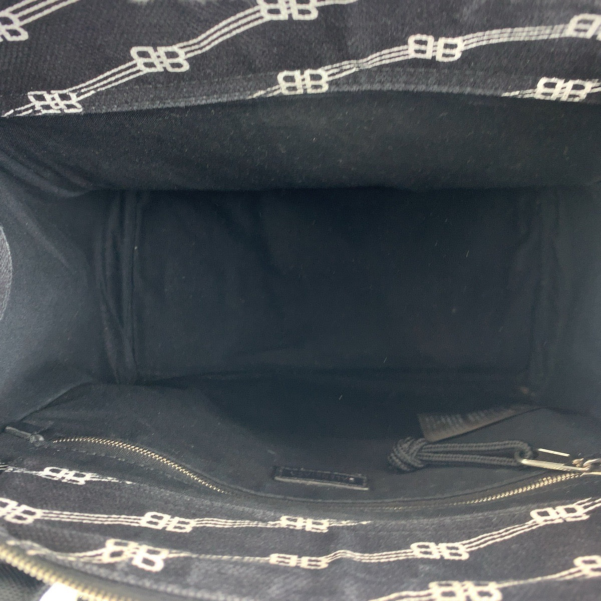 10363
BALENCIAGA バレンシアガ ロゴ トレードS BBモノグラム 男女兼用 ブラック ホワイト キャンバス 620884 トートバッグ ショルダーバッグ ハンドバッグ  メンズ