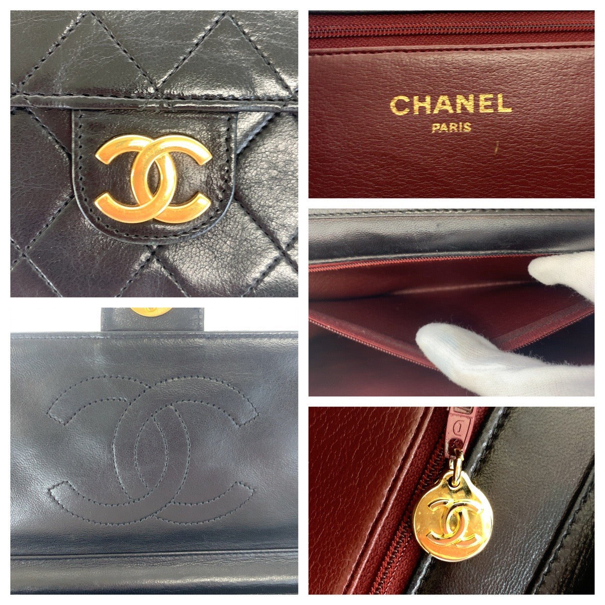 H-00511
CHANEL シャネル ヴィンテージ マトラッセ ココマーク シングルフラップ ブラック 黒 ゴールド金具 キャビアスキン ショルダーバッグ 肩掛け  レディース