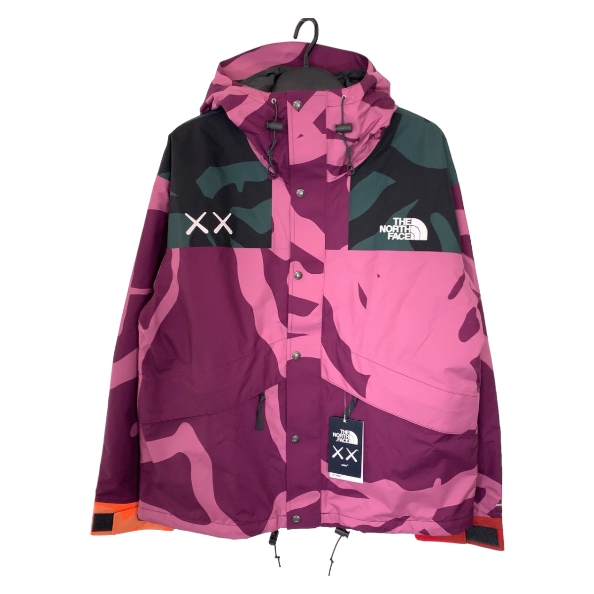 THE NORTH FACE The North Face The North Face x KAWS mountain jacket size L pink multicolor nylon NF0A7WL nylon jacket mountain jacket men's