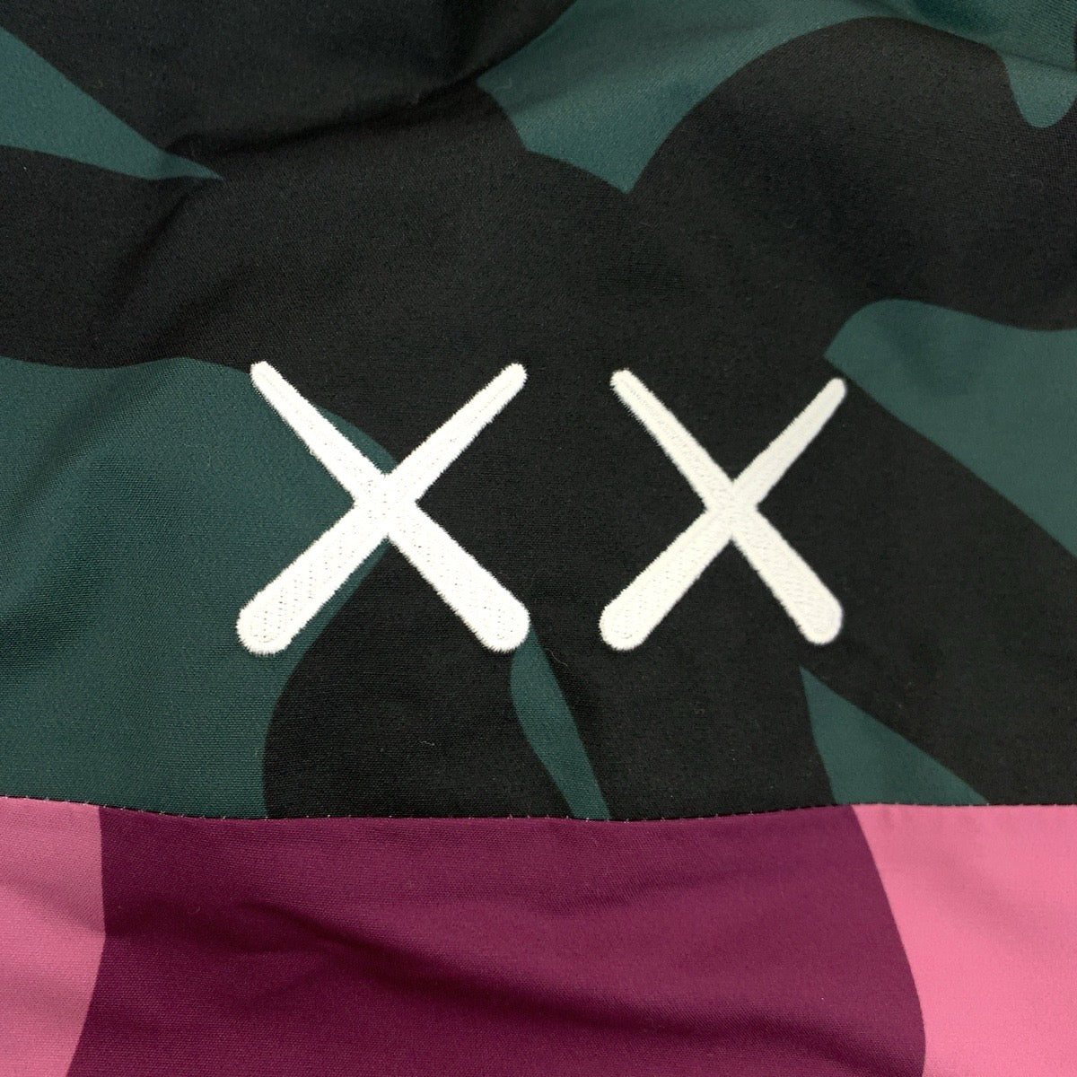 THE NORTH FACE The North Face The North Face x KAWS mountain jacket size L pink multicolor nylon NF0A7WL nylon jacket mountain jacket men's