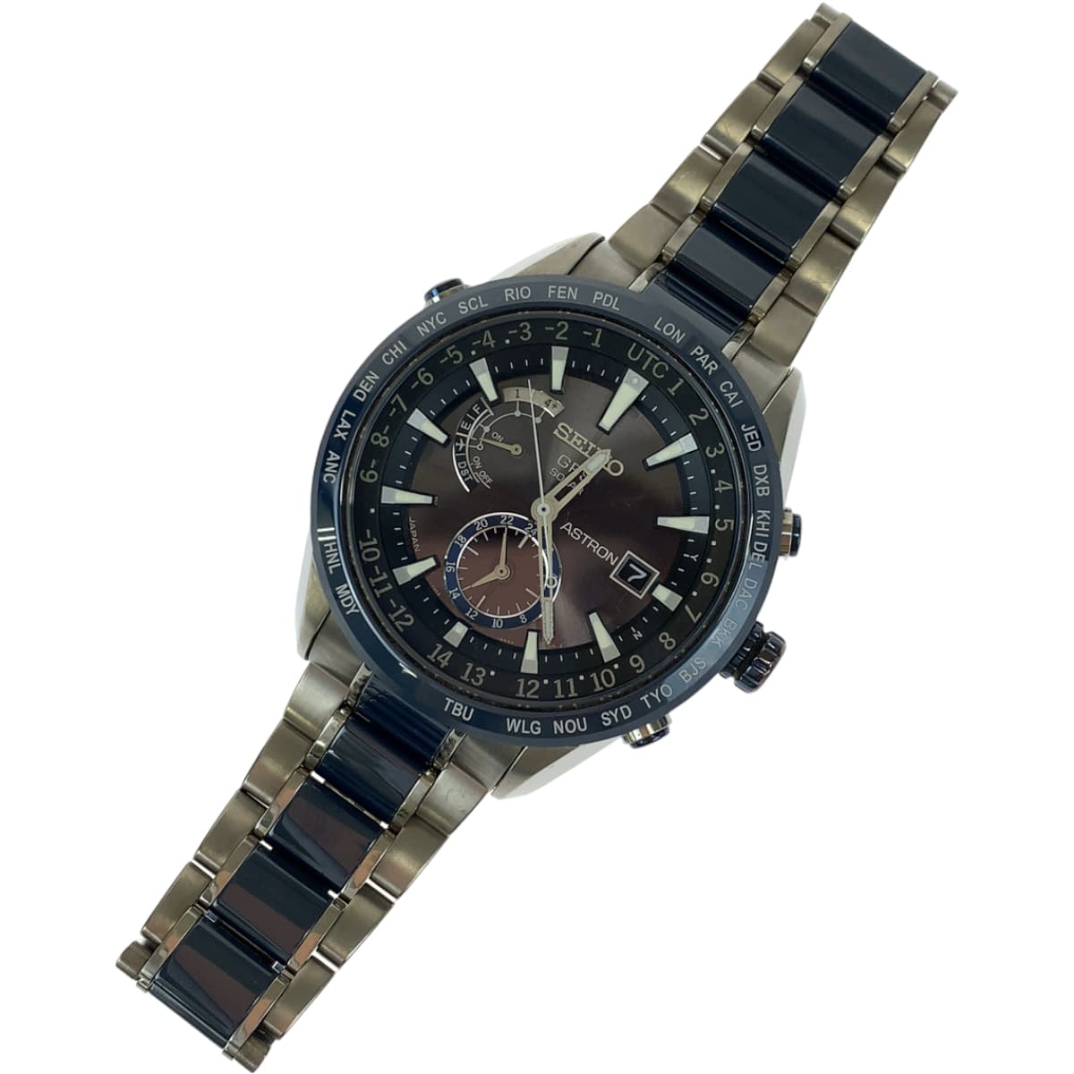 H-00515
SEIKO セイコー アストロン ブライトチタンモデル ブラック 黒 チタン / セラミック / ガラス SBXA019 7X52-0AF0 腕時計 ソーラーGPSウォッチ ソーラー電波時計 ブラック文字盤  メンズ