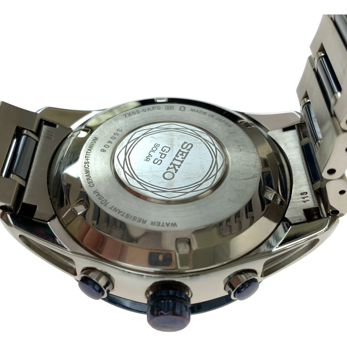 H-00515
SEIKO セイコー アストロン ブライトチタンモデル ブラック 黒 チタン / セラミック / ガラス SBXA019 7X52-0AF0 腕時計 ソーラーGPSウォッチ ソーラー電波時計 ブラック文字盤  メンズ