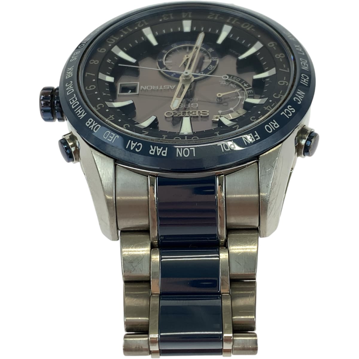 H-00515
SEIKO セイコー アストロン ブライトチタンモデル ブラック 黒 チタン / セラミック / ガラス SBXA019 7X52-0AF0 腕時計 ソーラーGPSウォッチ ソーラー電波時計 ブラック文字盤  メンズ