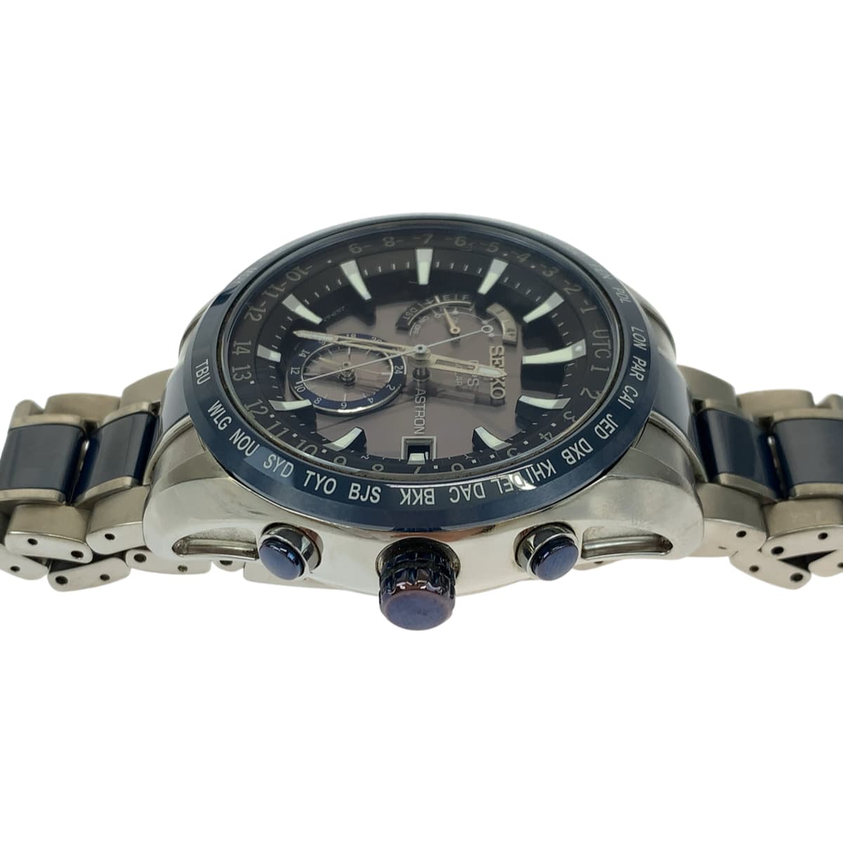 H-00515
SEIKO セイコー アストロン ブライトチタンモデル ブラック 黒 チタン / セラミック / ガラス SBXA019 7X52-0AF0 腕時計 ソーラーGPSウォッチ ソーラー電波時計 ブラック文字盤  メンズ