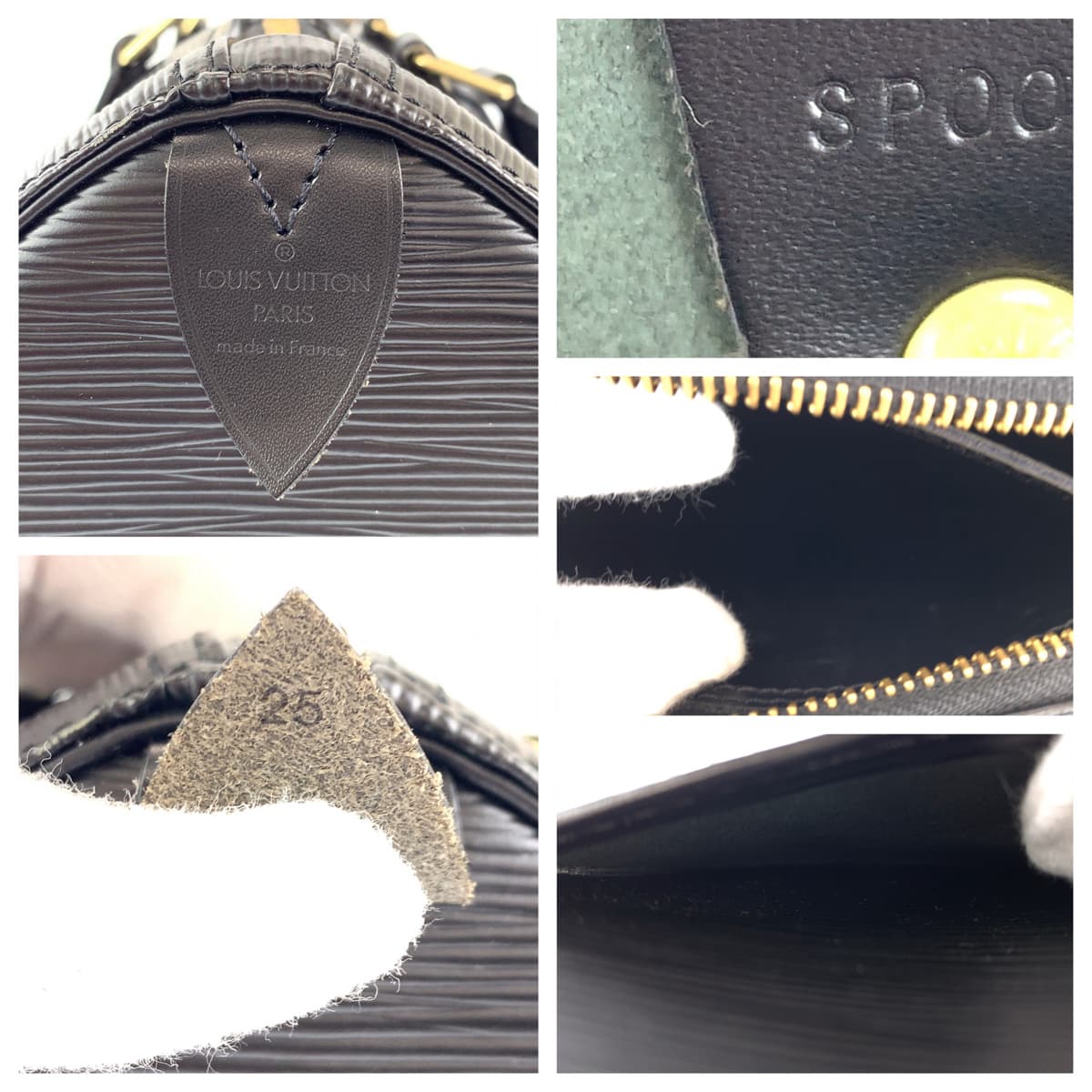LOUIS VUITTON ルイヴィトン エピ スピーディー 25 ノワール ブラック 黒 ゴールド金具 エピレザー M43012 ミニボストンバッグ ハンドバッグ  レディース
