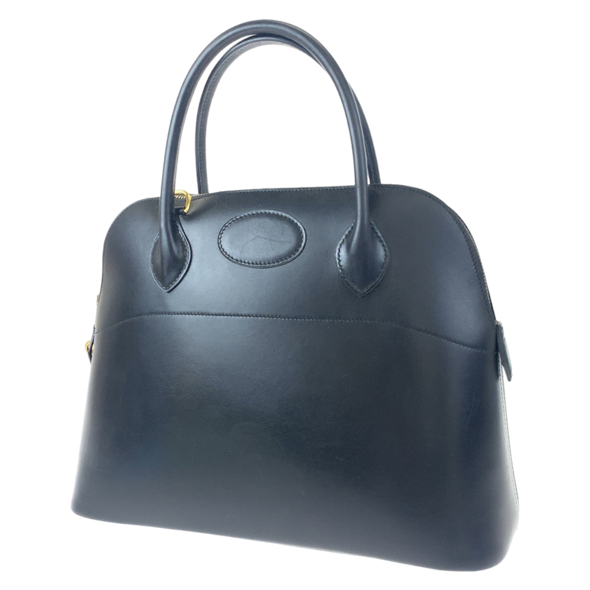 H-00517
HERMES エルメス ヴィンテージ ボリード31 ブラック 黒 ゴールド金具 ボックスカーフ ハンドバッグ トートバッグ ◯Y刻印  レディース