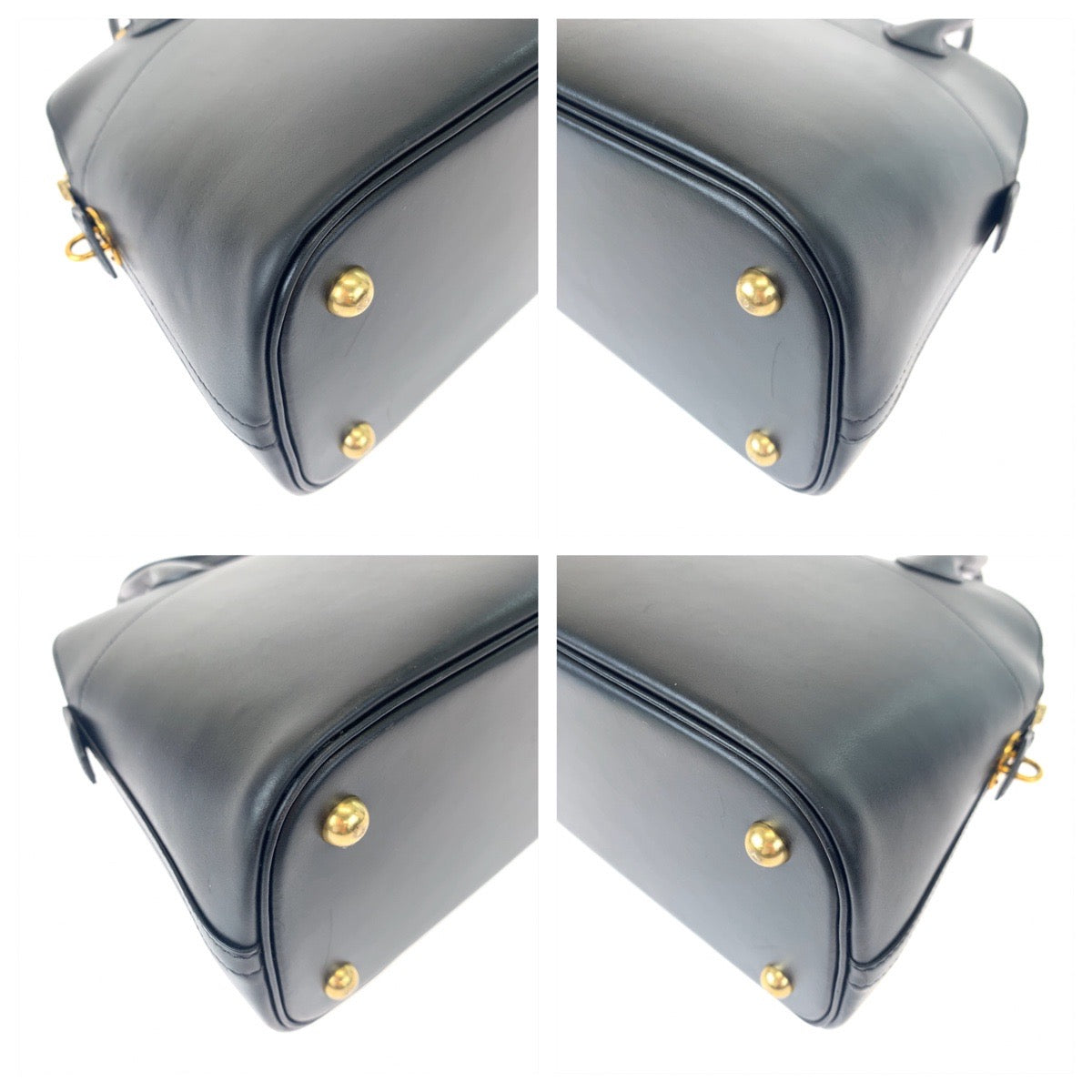 H-00517
HERMES エルメス ヴィンテージ ボリード31 ブラック 黒 ゴールド金具 ボックスカーフ ハンドバッグ トートバッグ ◯Y刻印  レディース