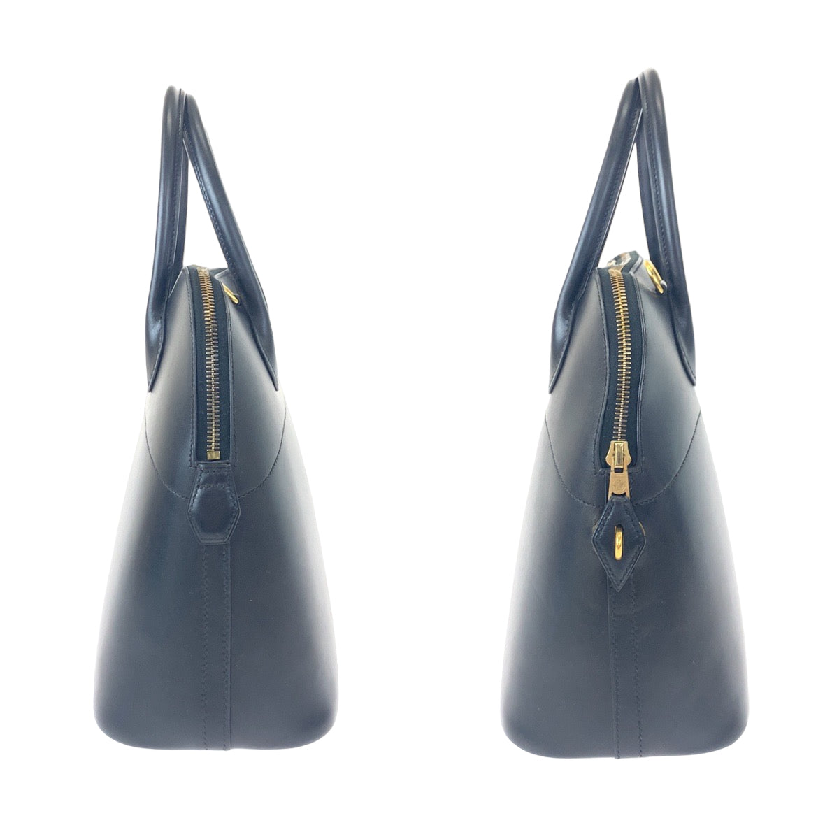 H-00517
HERMES エルメス ヴィンテージ ボリード31 ブラック 黒 ゴールド金具 ボックスカーフ ハンドバッグ トートバッグ ◯Y刻印  レディース