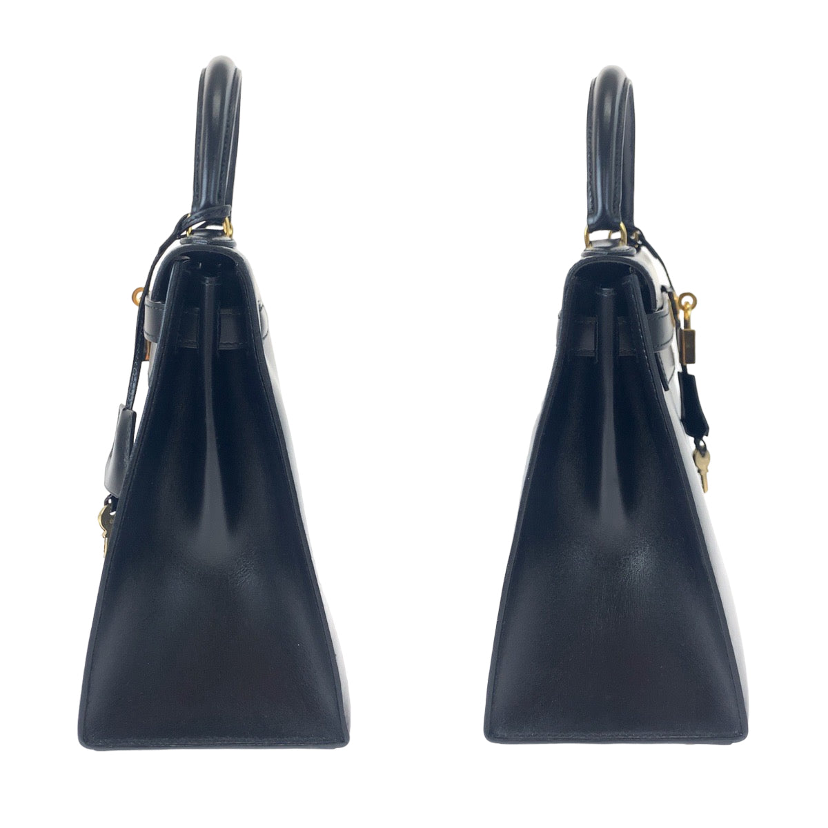 H-00518
HERMES エルメス ケリー28 ブラック 黒 ゴールド金具 ボックスカーフ ショルダーバッグ ハンドバッグ 2way v刻印  レディース