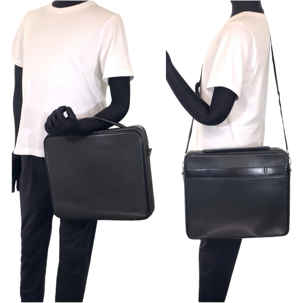 10370
LOUIS VUITTON ルイヴィトン タイガ ポルトオルディナトゥール オデッサ アルドワーズ ブラック 黒 カーフ M30832 ショルダーバッグ ビジネスバッグ 2way  メンズ