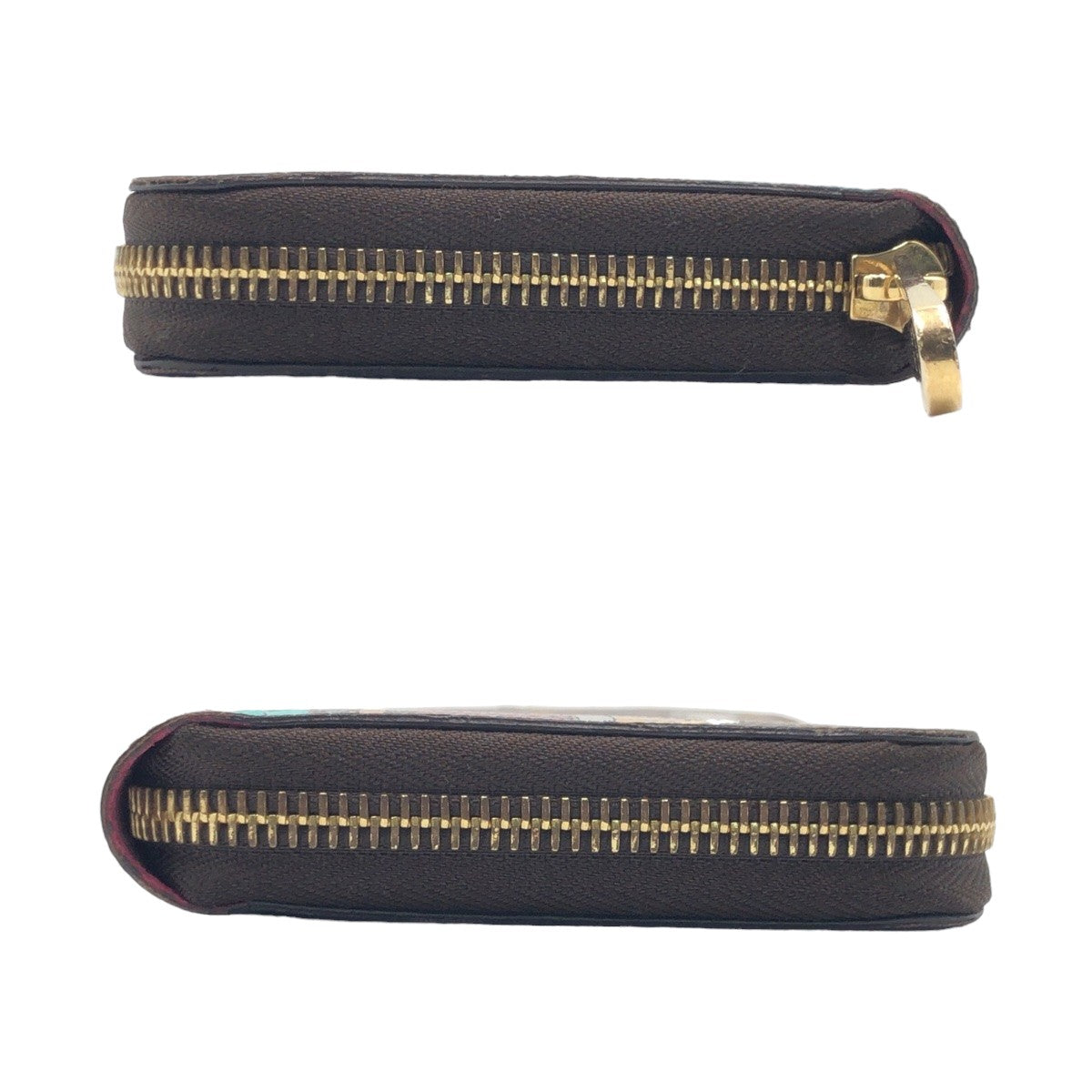 10374
LOUIS VUITTON ルイヴィトン モノグラム イヴァシオン ジッピーウォレット ブラウン マルチカラー ゴールド金具 PVC M61360 長財布 ラウンドファスナー  レディース