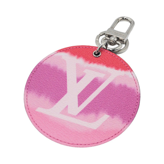 LOUIS VUITTON ルイヴィトン モノグラム エスカル ポルトクレ ミロワール ピンク レッド シルバー金具 PVC M69291 キーリング バッグチャーム  レディース